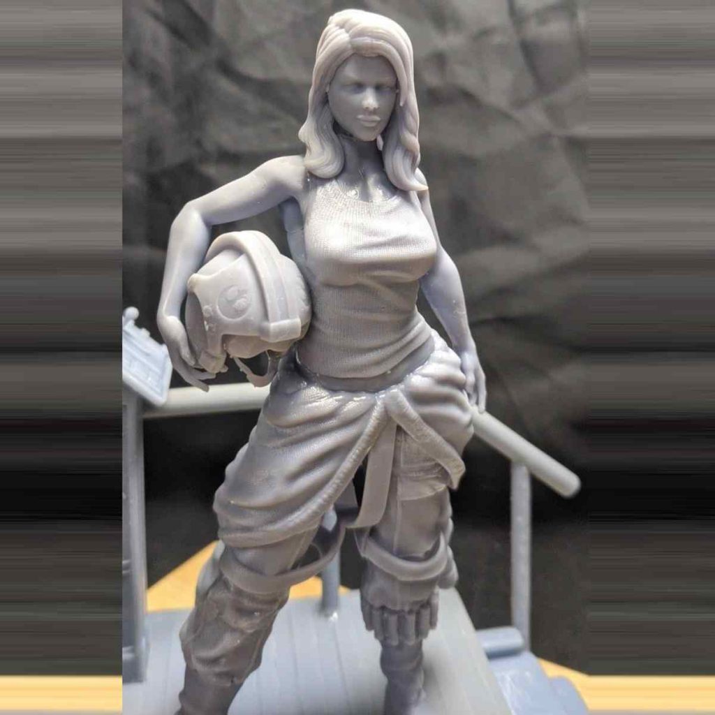 Sexy Rebel Pilot Diorama Statue Nsfw Stl Files For D Print D