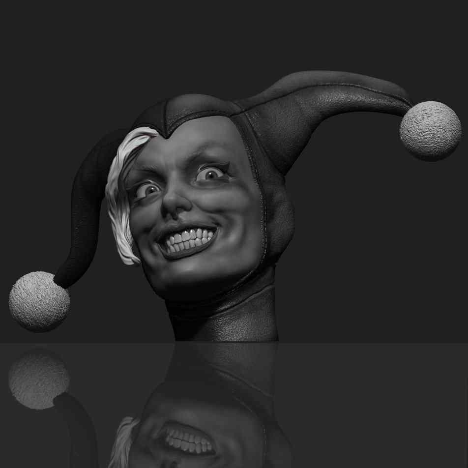 Harley Quinn Diorama Statue Stl Files For 3d Print 3d Kiee Shop 