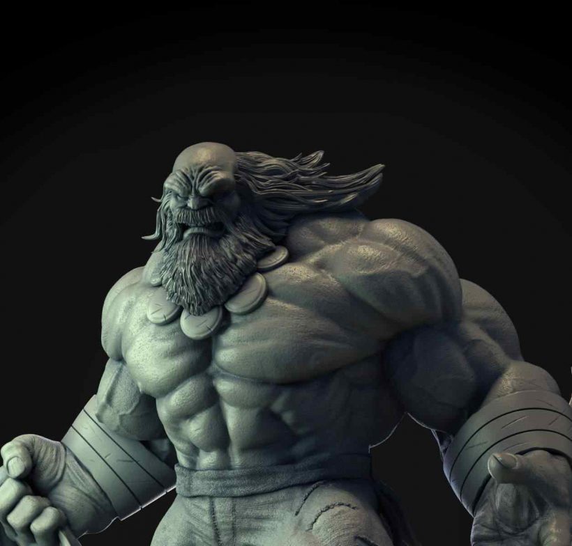 Maestro Hulk Diorama Statue - STL Files for 3D Print