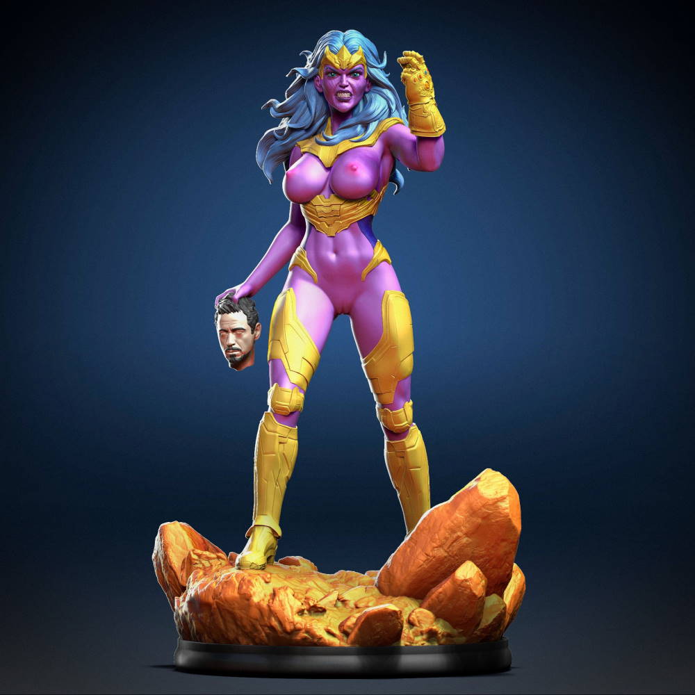 Sexy Thanos Girl Statue Nsfw Stl Files For 3d Print 3d Kiee Shop