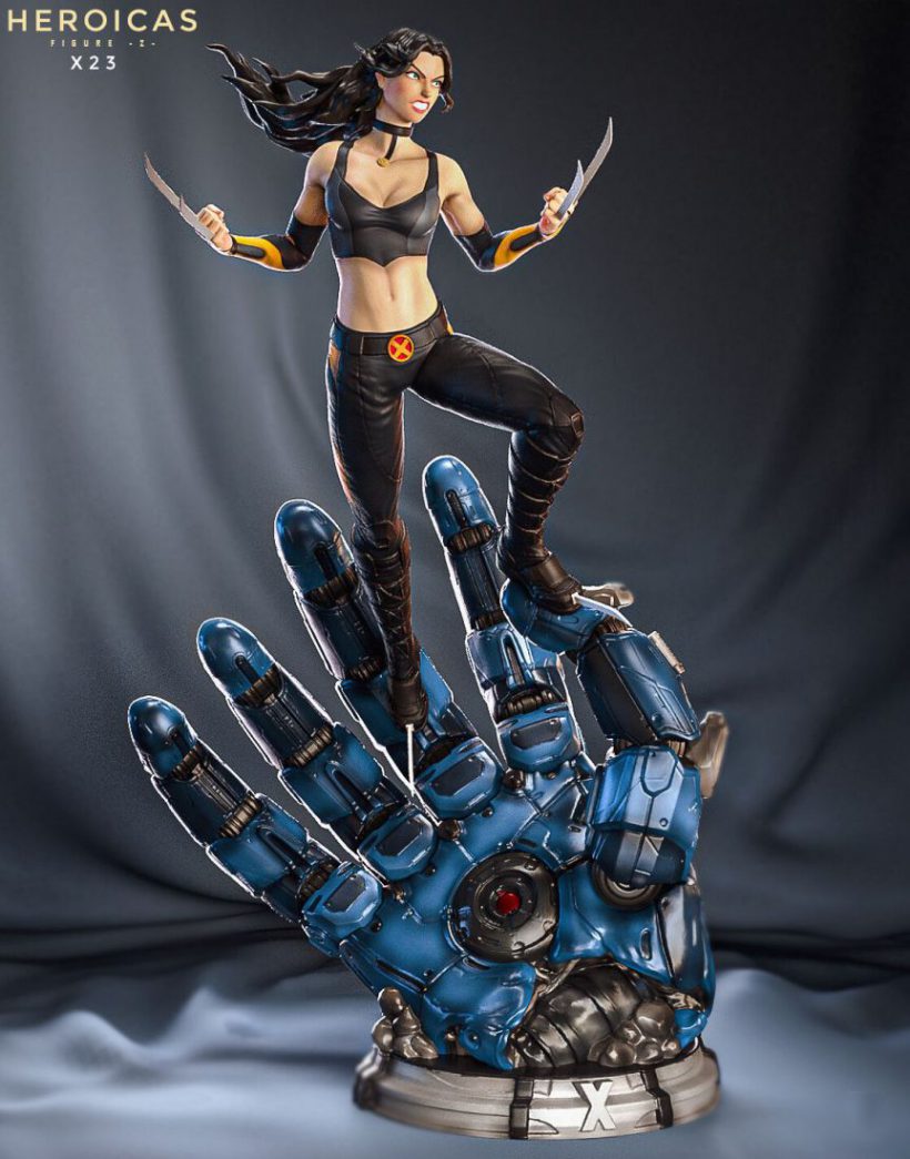X-23 Statues Pack – Heroicas Collection - STL Files for 3D Print