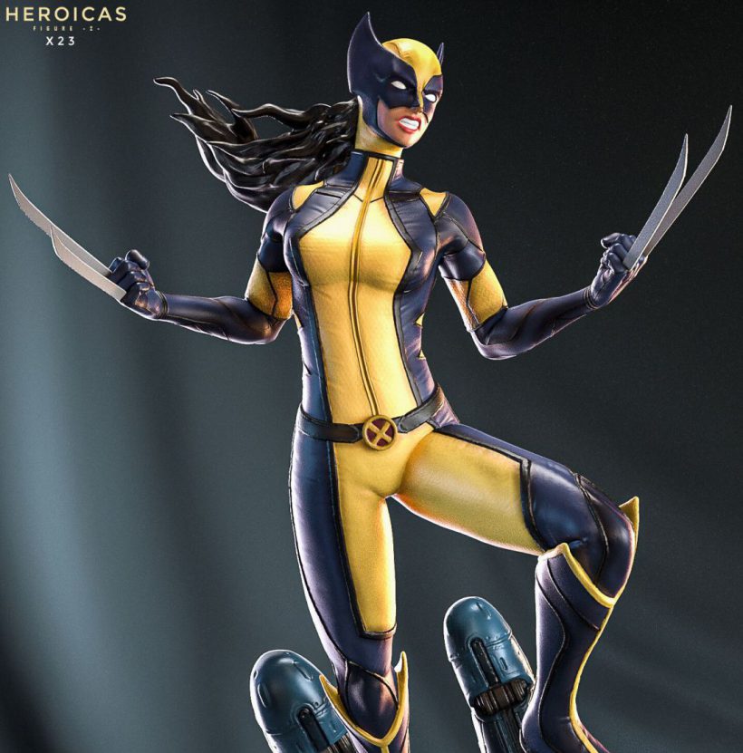 X-23 Statues Pack – Heroicas Collection - STL Files for 3D Print