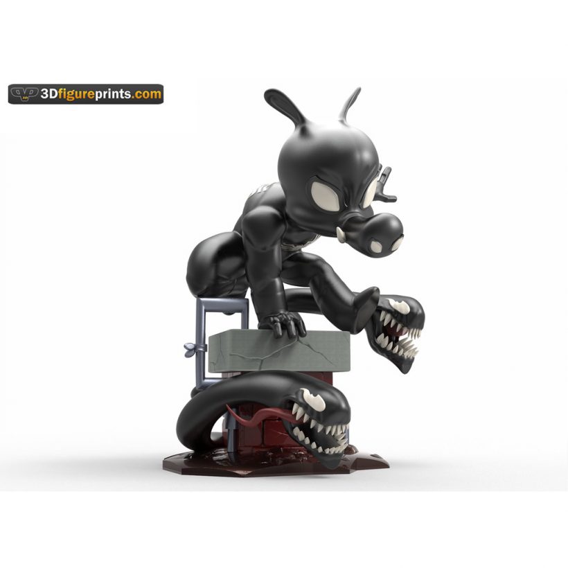 Chibi Symbiote Spider-Man - STL Files for 3D Print