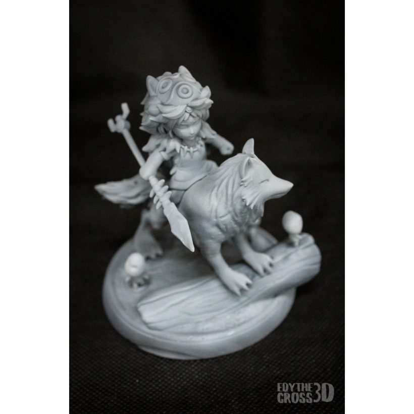 Chibi Princess Mononoke - STL Files for 3D Print