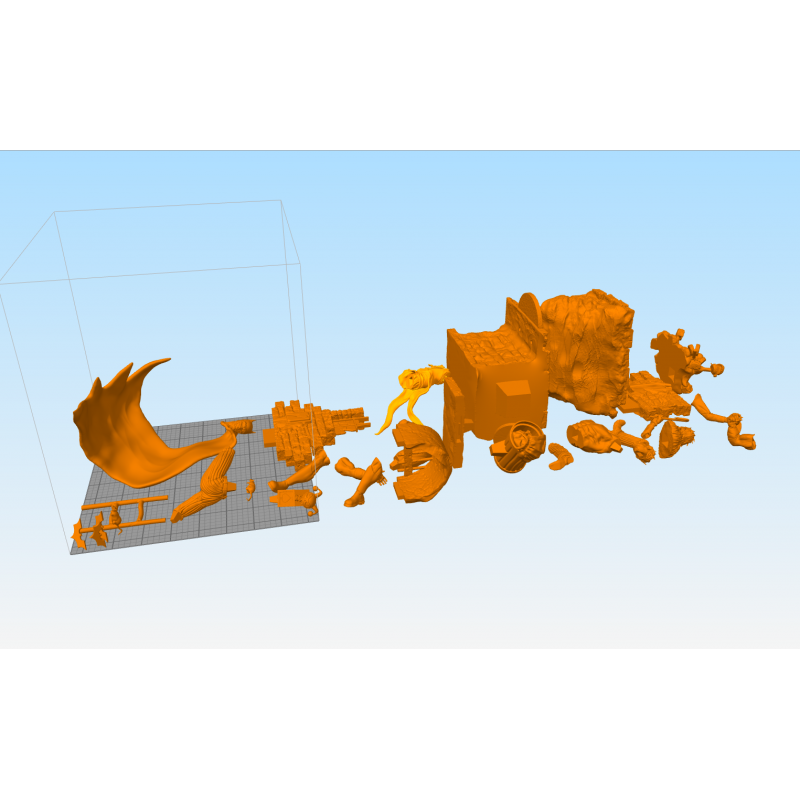 Batman vs Joker Diorama – STL Files for 3D Print – 3D Kiee Shop