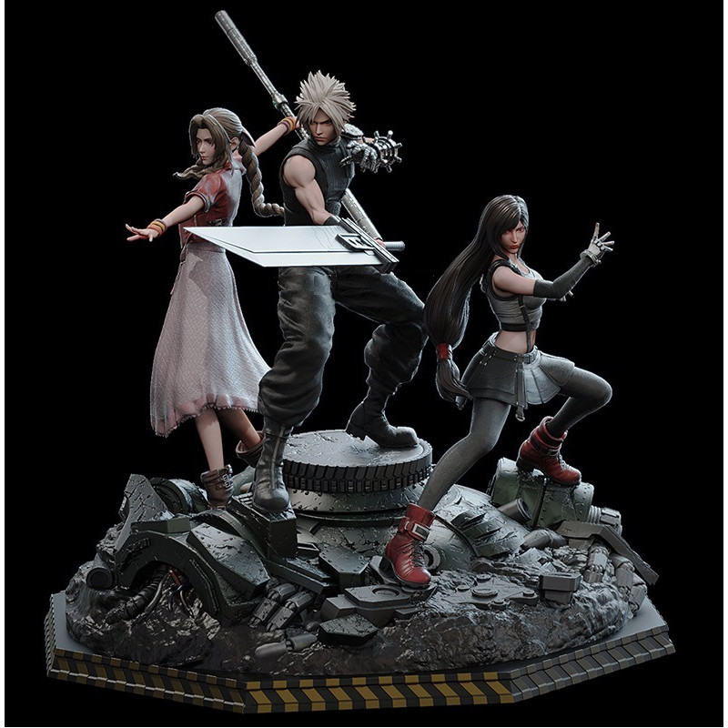 Final Fantasy 7 Diorama Stl 3d Print Files 3d Kiee Shop