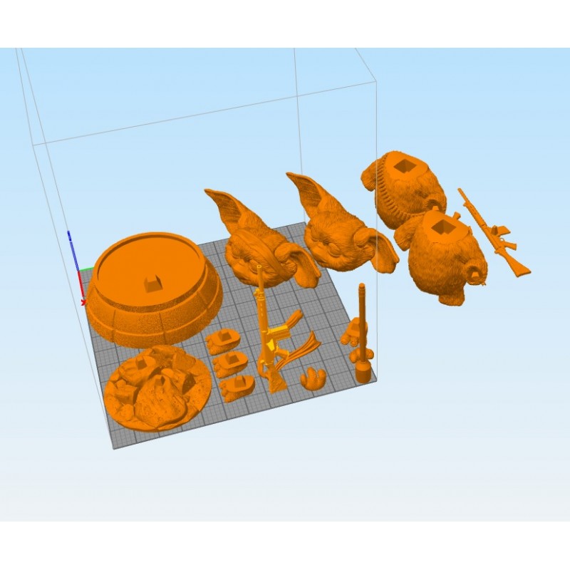 Gizmo Rambo Gremlins – STL 3D print files – 3D Kiee Shop