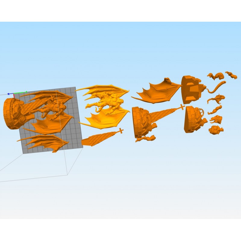 Goliath Gargoyles – STL 3D print files – 3D Kiee Shop