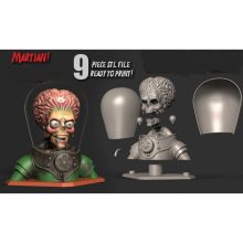 Martian Bust - STL 3D print files