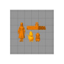 Pilaf, Mai, and Shu Dragon Ball - STL 3D print files