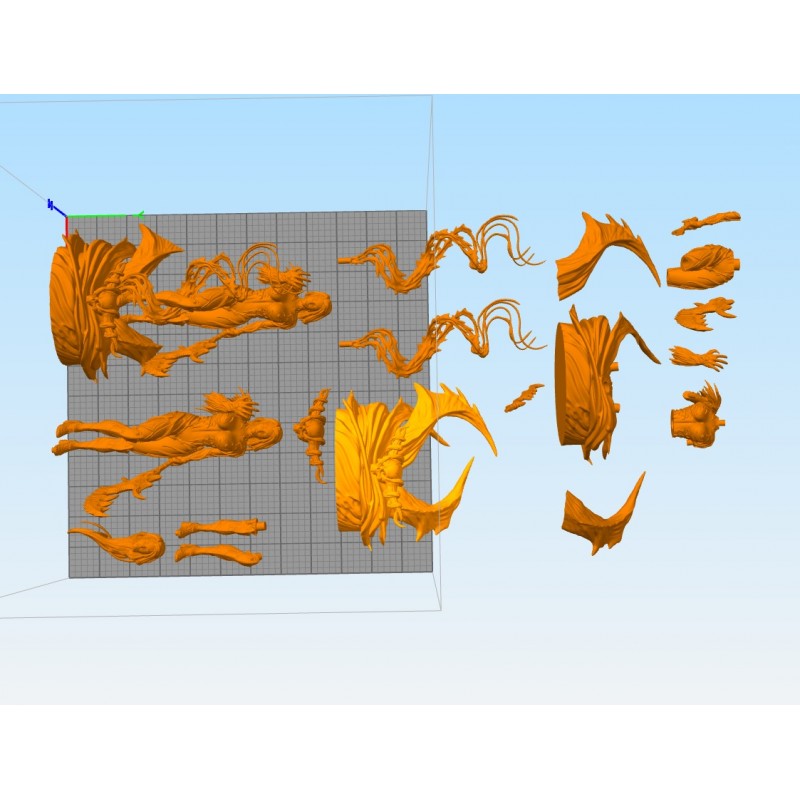 Witchblade v2 – STL 3D print files – 3D Kiee Shop