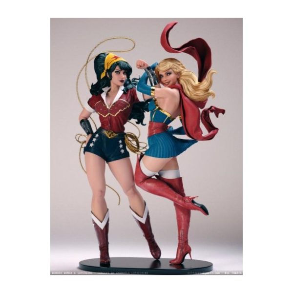 Wonderwoman and Supergirl Clasic - STL 3D print files