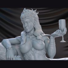 Sexy Dejah Thoris Statue - STL Files for 3D Print