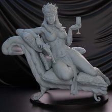 Sexy Dejah Thoris Statue - STL Files for 3D Print