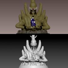 Naruto Uchiha Obito Mazo 3D Printable Model Stl