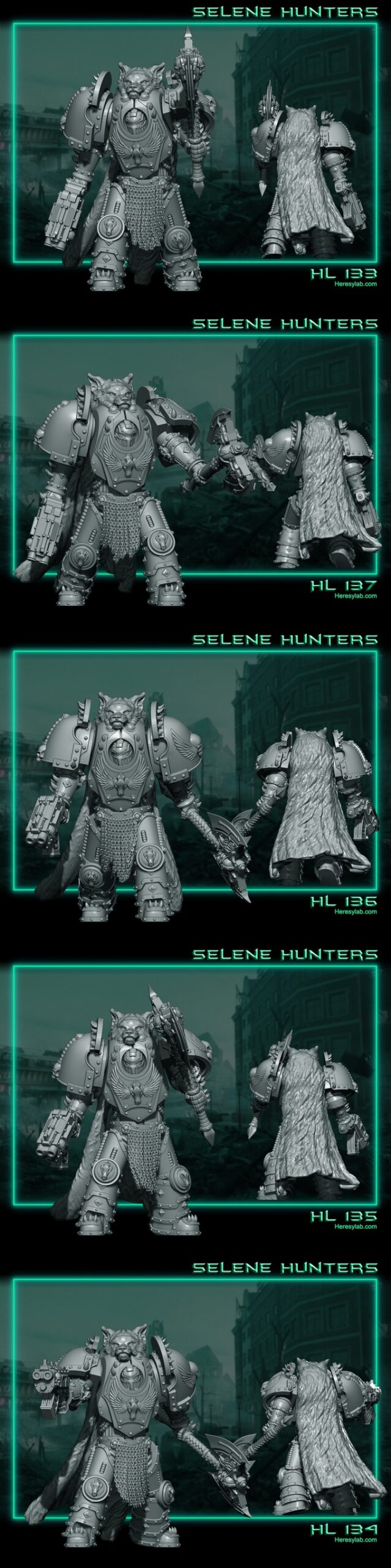 HeresyLab Talon Mecha HK1 3D Printing Model Stl
