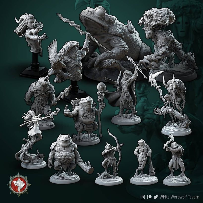 White Werewolf Tavern 202108 3D Print Model Stl