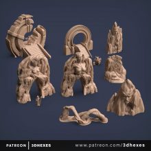 June 2019 3DHexes