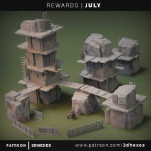 July 2019 3DHexes