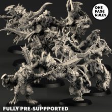 Onepagerules Saurians 3D Printing Model Stl