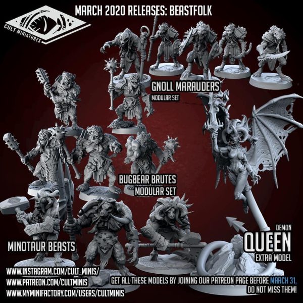 Cult Minis 202003 3D Printing Model Stl