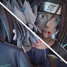 Kakashi and rin Naruto 3D Printable Model Stl