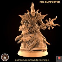 Undead Rock Star Guitar Hero My3DPrintForge