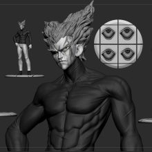 ONE PUNCH-MAN Garou 3D Printing Model Stl