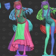 Holo spice and wolf July 2021 PinkStudio