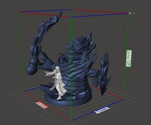 Itachi Uchiha With Susanoo Naruto 3d Printing Model Stl 3d Kiee Shop 2138