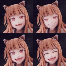 Holo spice and wolf July 2021 PinkStudio