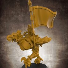 Lion Tower 202001 3D Printable Model Stl