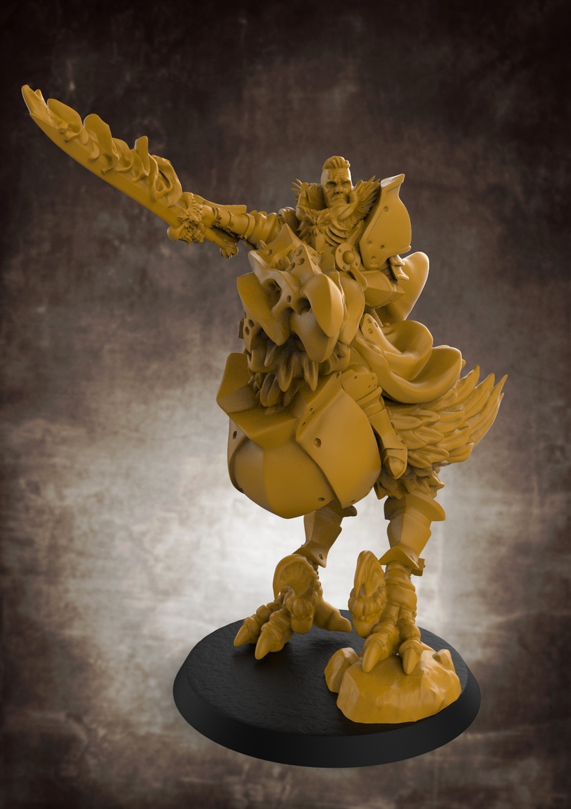 Lion Tower 202001 3D Printable Model Stl