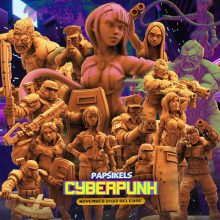 November 2022 Cyberpunk Papsikels Miniatures