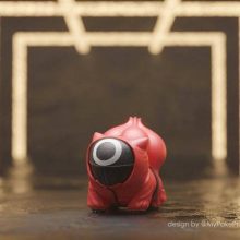 Squid game starter Pokemon 3D Printable Model Stl