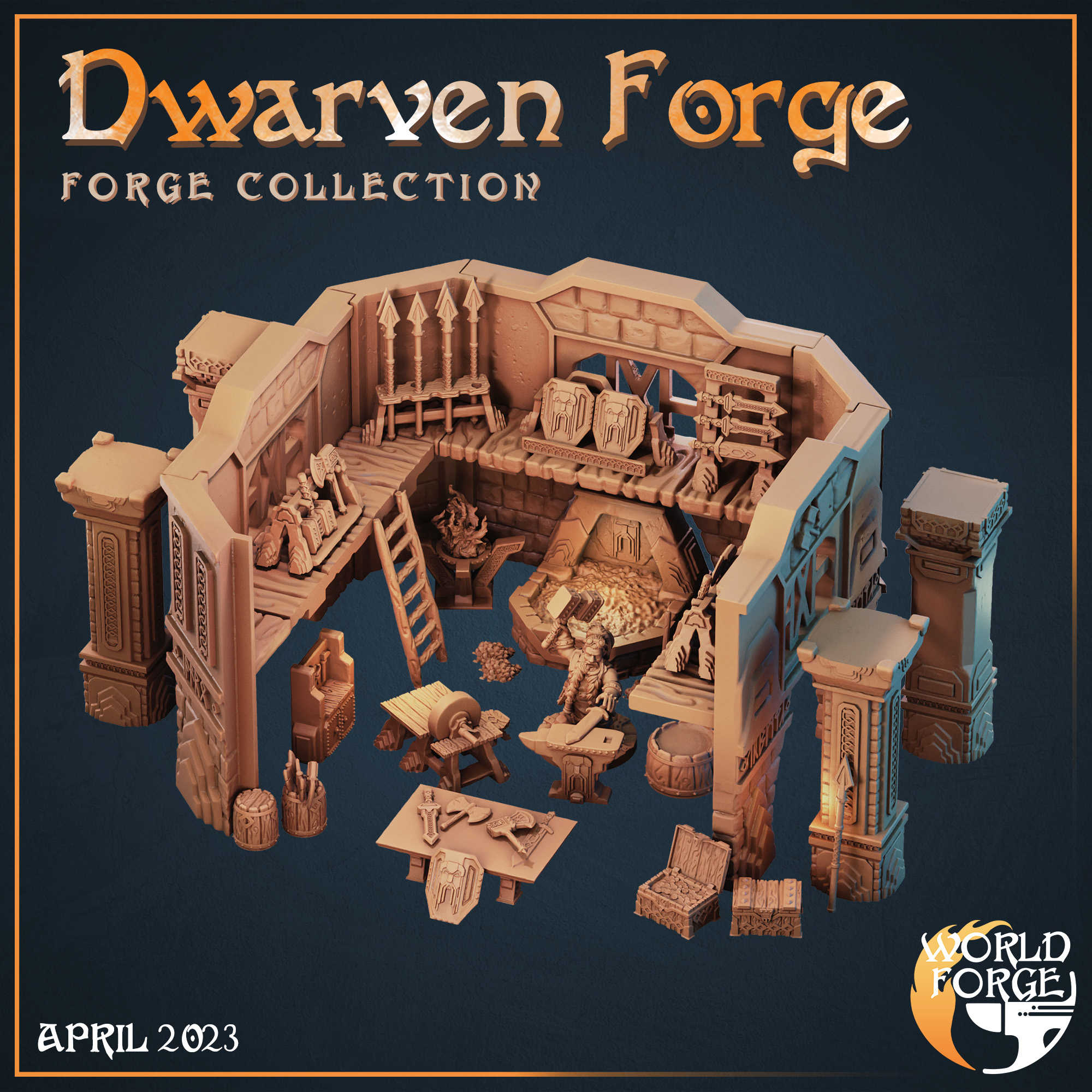 April 2023 World Forge Miniatures – 3D Kiee Shop