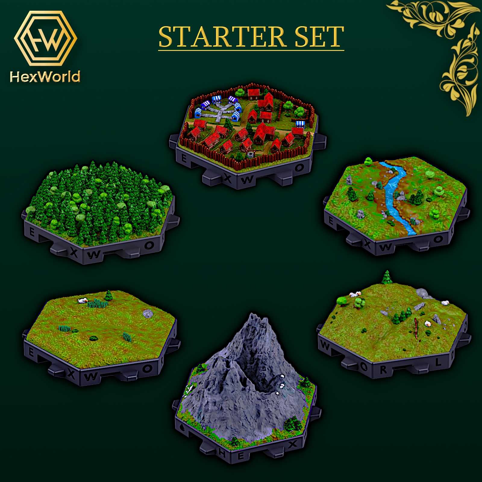 Welcome Pack Hexworld – 3D Kiee Shop