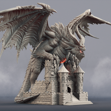 Deathwing Destroyer 3D Printable Model Stl