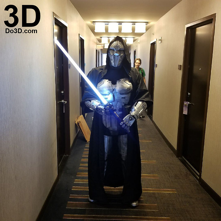 Sith Acolyte Star Wars Body Armor 3D Printable Model Stl-4