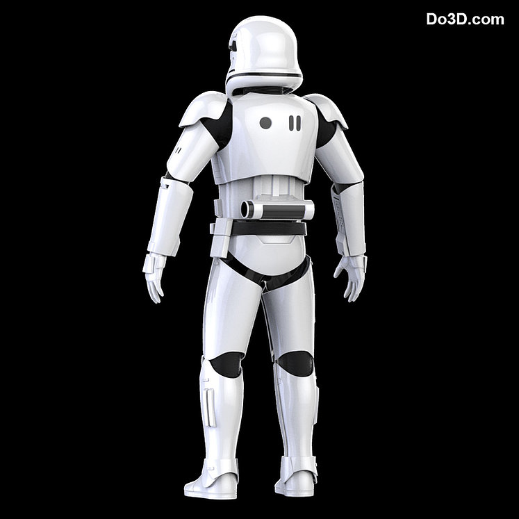 Stormtrooper Armor + Helmet Star Wars 3D Printable Model Stl-2