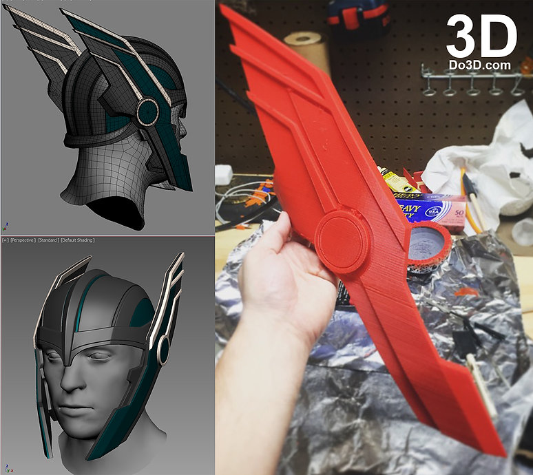Thor Ragnarok Helmet 3D Printable Model Stl-3