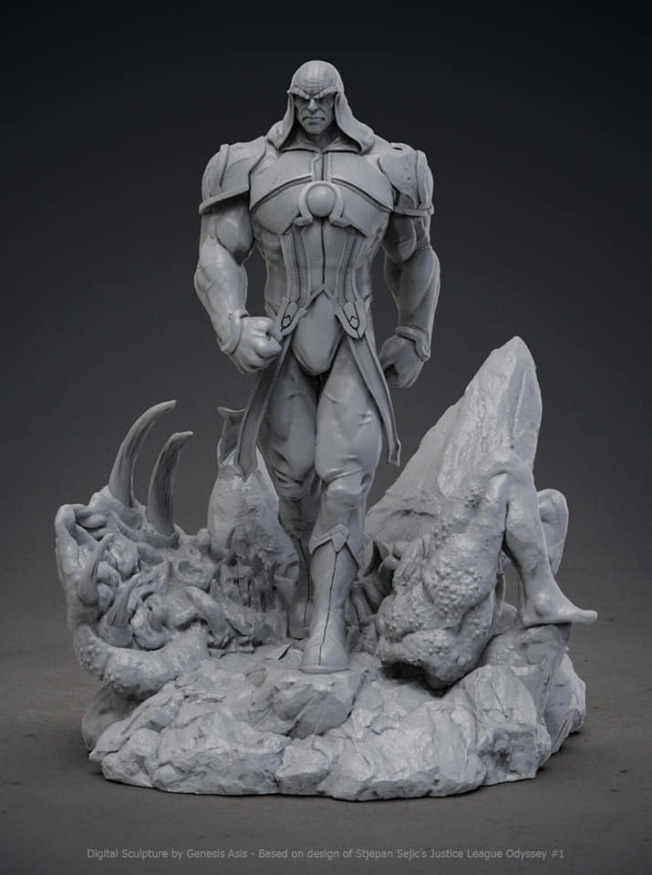 DC Darkseid 3D Printing Model Stl-3