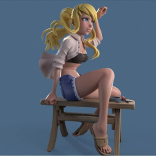 Winry Rockbell Full metal alchemist 3D Prinring stl files