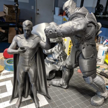 Superman vs thanos 3d printing stl files