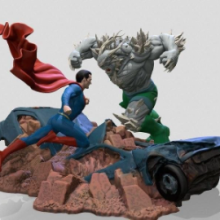 superman vs doomsday 3d print stl files