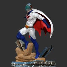 Gatchaman – Ken Washio aka Ken the Eagle Statue - STL Files for 3D Print