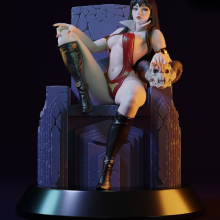Vampirella 3d printing stl files