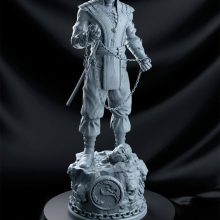 Scorpion Mortal kombat 3d print stl
