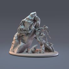 Tomb raider diorama 3d printing stl files