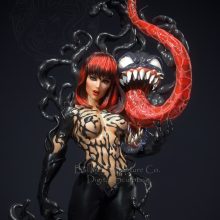 She-venom 3d printing stl files